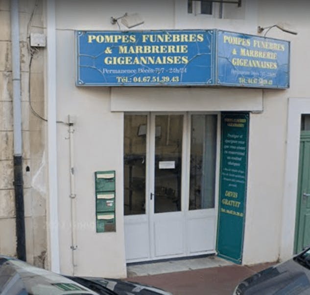 Photographie Pompes Funèbres et Marbrerie Gigeannaises de Gigean