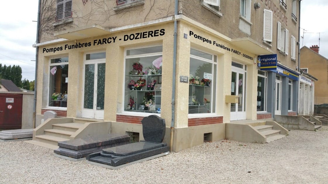 Photographies des Pompes Funèbres Farcy-Dozières à Migennes