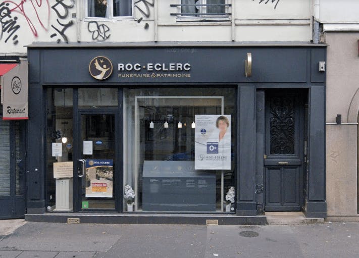 Photographie de la Pompes Funèbres ROC ECLERC à Paris