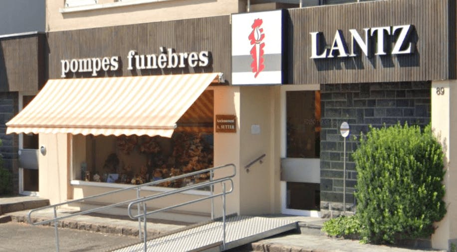 Photographie de la Pompes Funèbres Lantz à Kingersheim