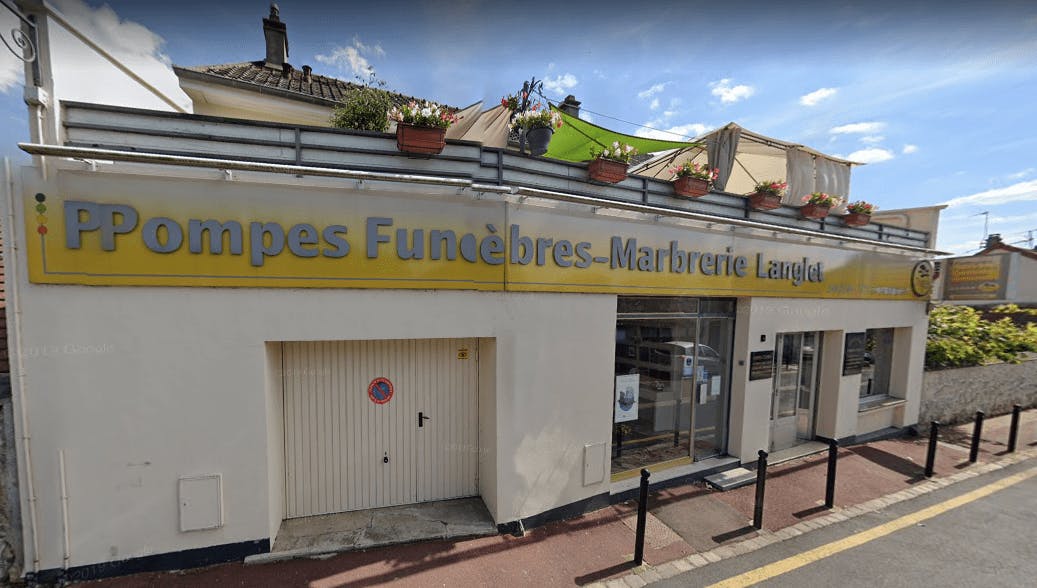 Photographie des Pompes Funèbres Marbrerie LANGLET de la ville de Louvres