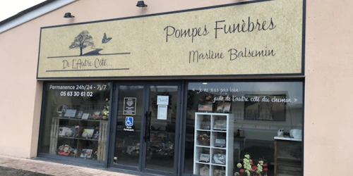 Photographie de la Pompes Funèbres de L’Autre Côté de Saint-Étienne-de-Tulmont