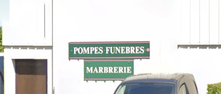 Photographie de la Pompes Funèbres et Marbrerie Euréliennes de la ville de Pierres
