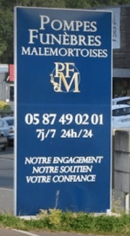 Photographie de la Pompes Funèbres Malemortoises de la ville de Malemort-sur-Corrèze