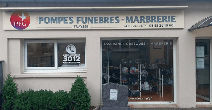 Photographie de Pompes Funèbres et Marbrerie Fraysse - PFG de Laguenne