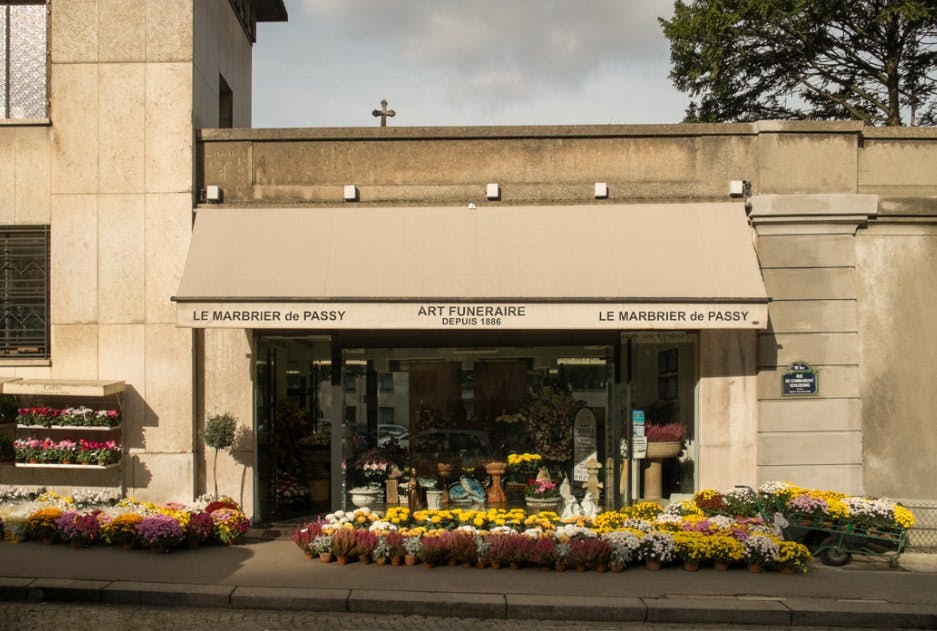 Photographies des Pompes Funèbres Passy Cridel à Paris