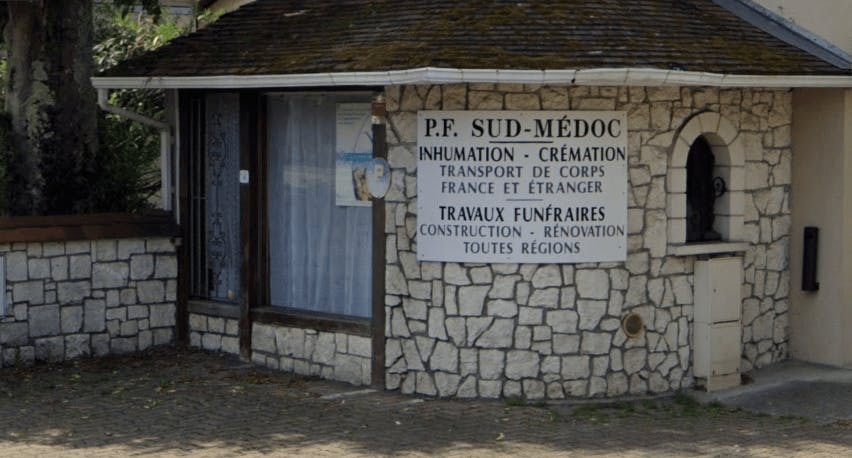 Photographie de la Pompes Funèbres Sud Medoc à Le Blanquefort