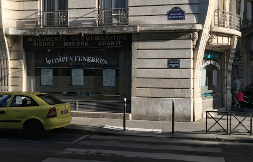 Photographie de la Pompes Funèbres et Marbrerie Marcel Schmit à Paris