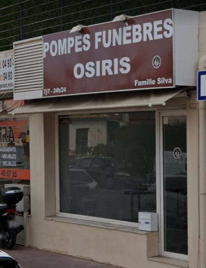 Photographie de la Pompes Funèbres OSIRIS à Cannes