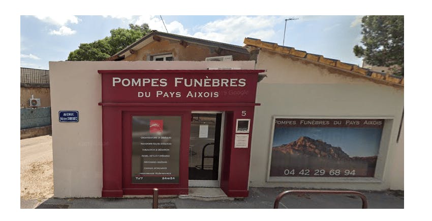 Photographie de la Pompes Funèbres et Marbrerie du Pays Aixois à Aix-en-Provence