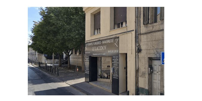 Photographie de la Pompes funèbres et marbrerie Le Lacydon à Marseille