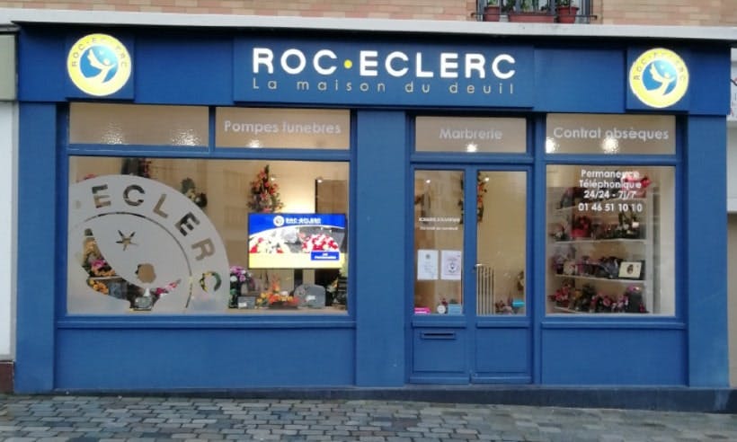 Photographies des Pompes Funèbres Roc'Eclerc à Paris