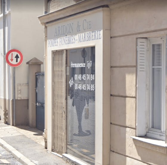 Photographie de la Pompes Funèbres et Marbrerie Aridon et Cie à Issy-les-Moulineaux