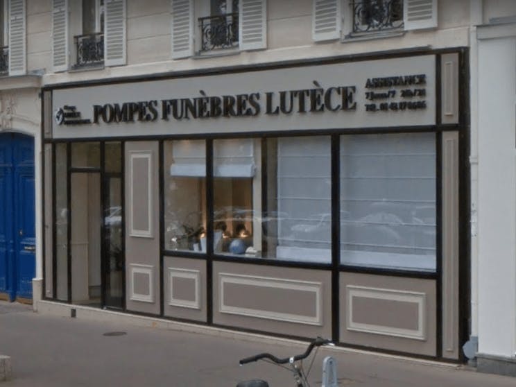 Photographie de la Pompes Funèbres Lutèce à Paris