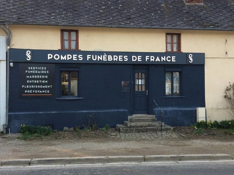 Photographie de Pompes funèbres de France de Rainneville