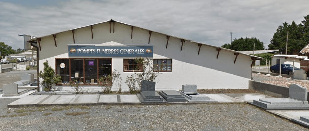 Photographie de la Pompes Funèbres Générales à Biscarrosse