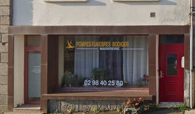 Photographie de la Pompes Funèbres Marbrerie Bodiger à Plougastel-Daoulas