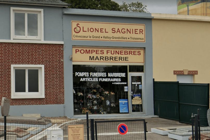 Photographie de la Pompes Funèbres et Marbrerie Lionel Sagnier à Crèvecœur-le-Grand