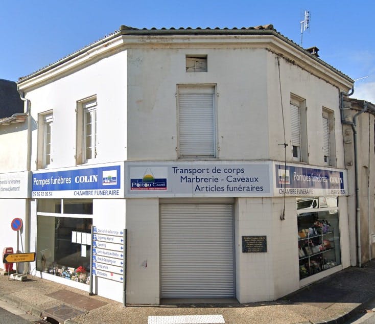 Photographies des Pompes Funèbres Colin à Saint-Jean-d'Angély