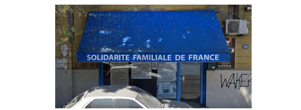 Photographie de l'établissement Solidarité Familiale de France à Marseille