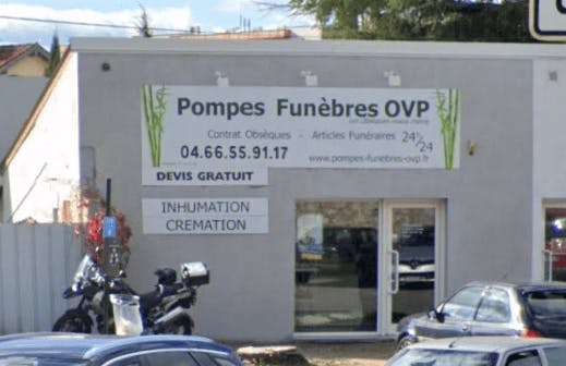 Photographie de la Pompes Funèbres OVP à Alès