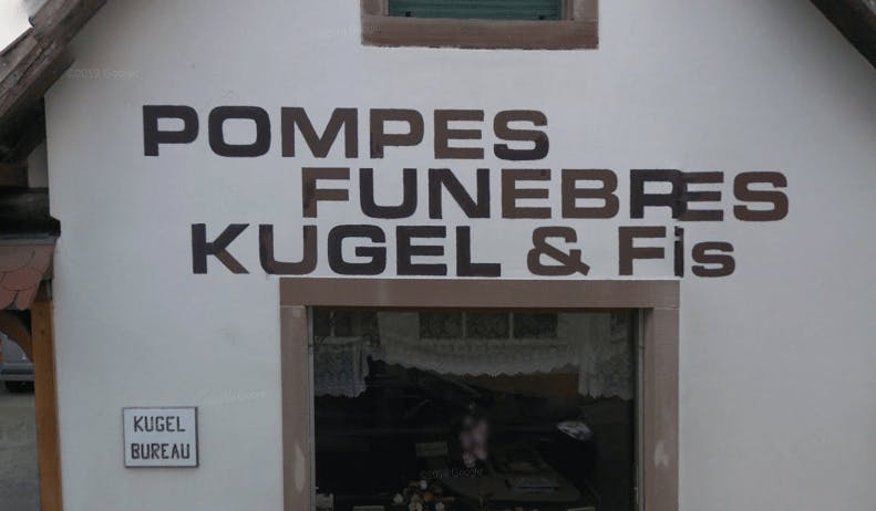 Photographie de la Pompes Funèbres KUGEL & Fils de la ville de Mundolsheim