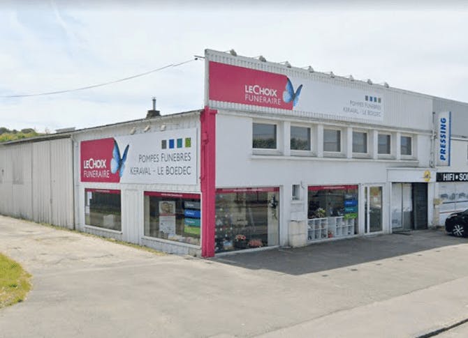 Photographie de la Pompes Funèbres Jo Le Boedec à Quimper