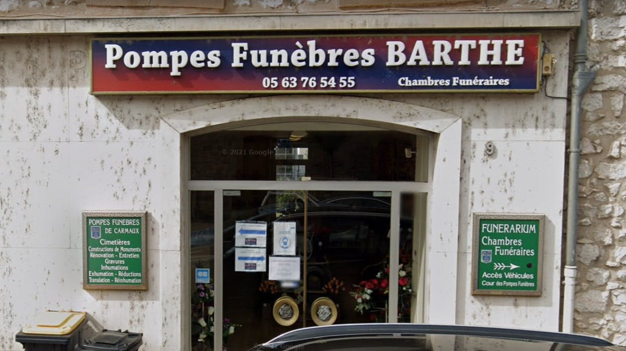 Photographie de La Pompes Funèbres Barthe de Carmaux
