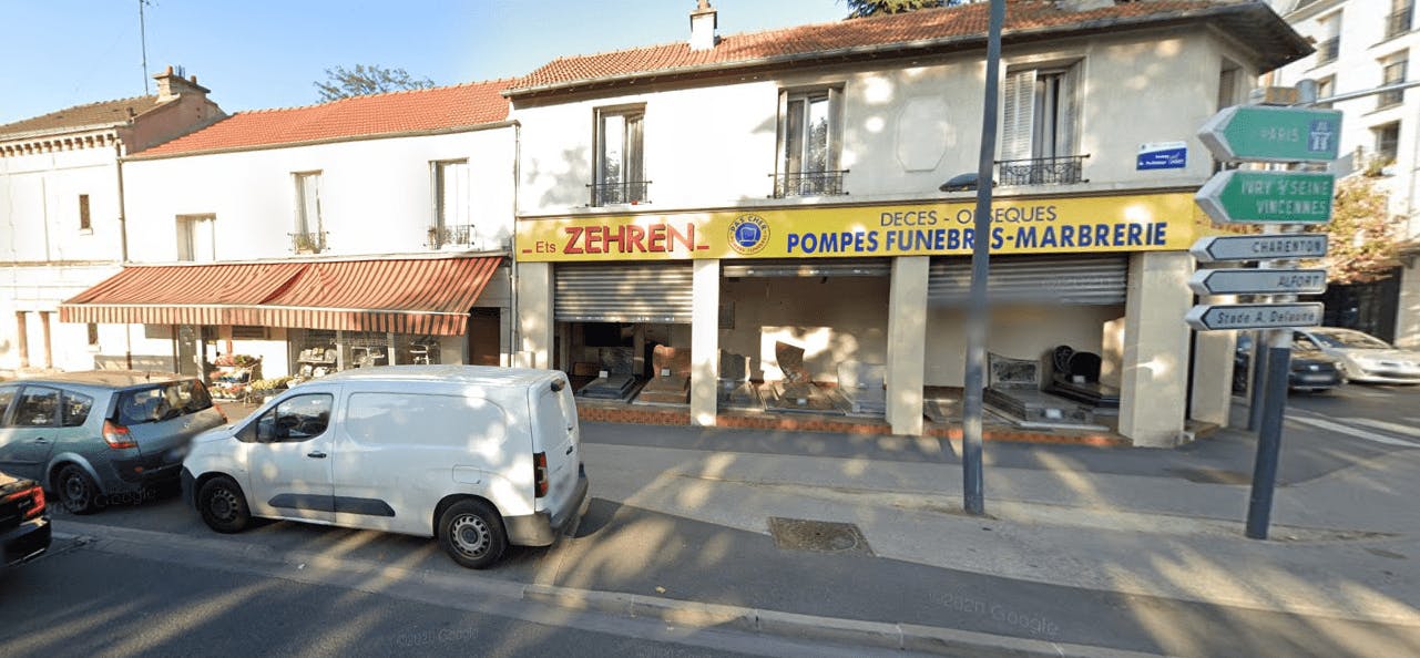 Photographie Pompes Funèbres Marbrerie ZEHREN de Maisons-Alfort