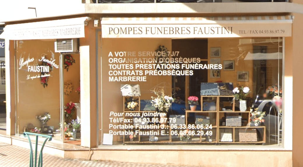 Photographie de Pompes Funèbres Faustini de Menton