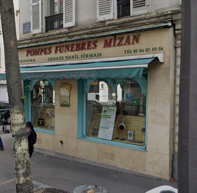 Photographies des Pompes Funèbres Mizan à Paris