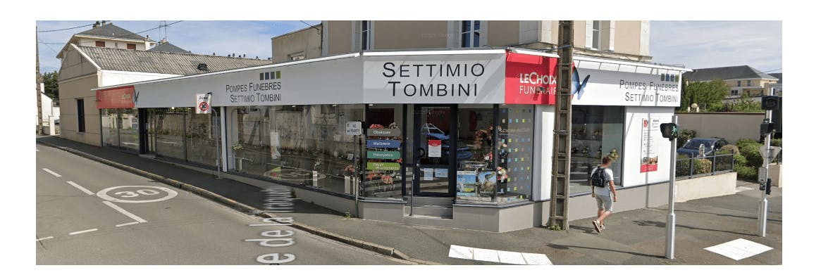 Photographie de la POMPES FUNÈBRES SETTIMIO TOMBINI à Angers