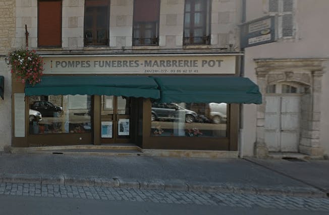 Photographie de la Pompes Funèbres et Marbrerie Pot  à Chablis