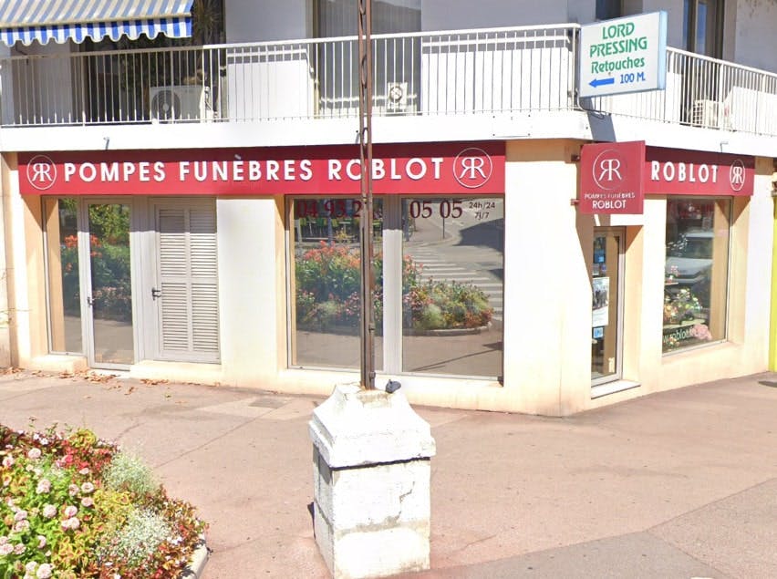 Photographies des Pompes Funèbres Roblot à Cagnes-sur-Mer