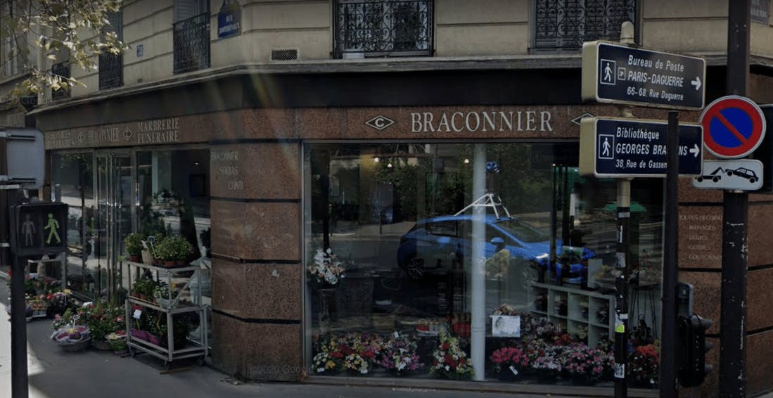 Photographie de la Pompes Funèbres Montparnasse-Braconnier à Paris
