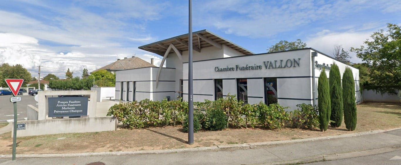 Photographies des Pompes Funèbres et Marbrerie Vallon à Valence