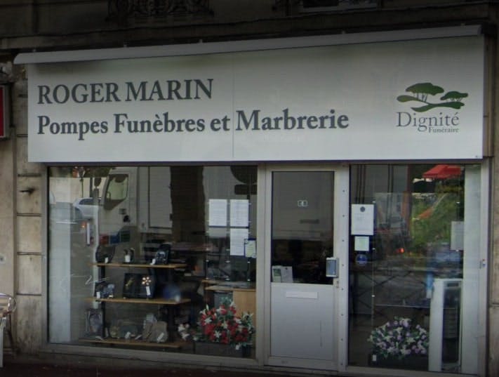 Photographies des Pompes Funèbres Marbrerie Roger Marin à Clichy