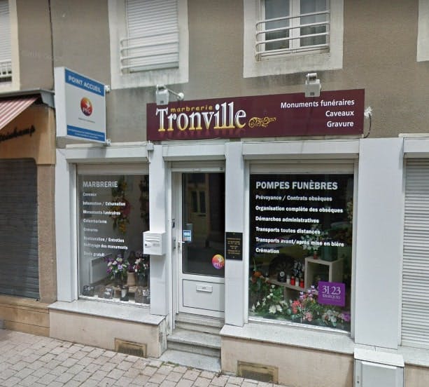 Photographies des Pompes Funèbres Marbrerie Tronville à Ars-sur-Moselle