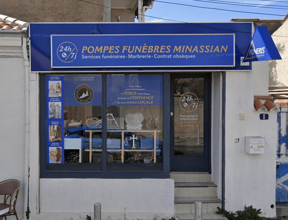 Photographie de la Pompes Funèbres Minassian de Marseille
