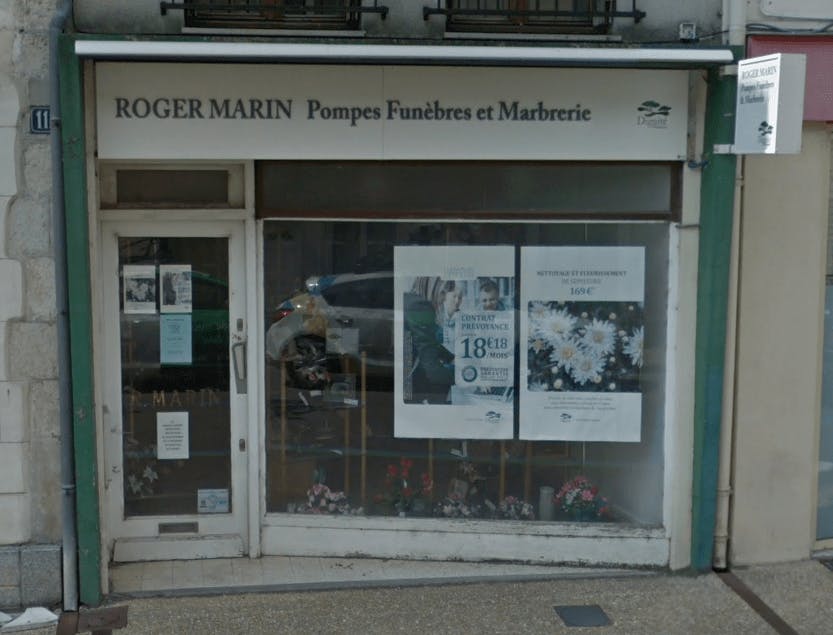 Photographie de la Pompes Funèbres et Marbrerie Roger MARIN de la ville de Toury