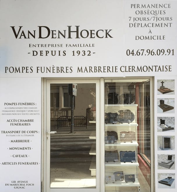 Photographie de Pompes Funèbres Vandenhoeck de Gignac 
