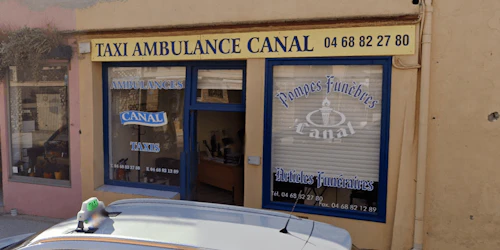 Photographie de la Pompes Funèbres Canal à Collioure
