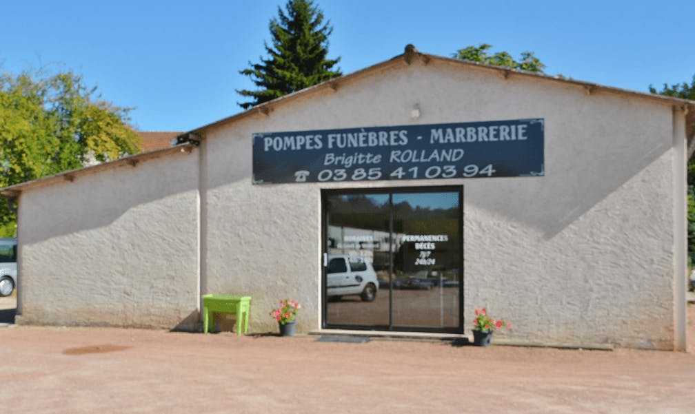 Photographie Pompes Funèbres Marbrerie Brigitte ROLLAND d'Ouroux-sur-Saône