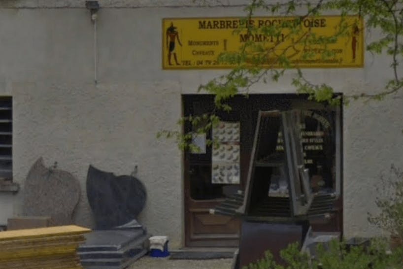 Photographie de la Marbrerie Rochetoise Mometti de la ville de La Rochette