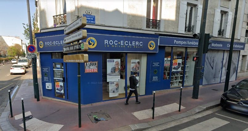 Photographie de Pompes Funèbres Roc-Eclerc sur Asnières-sur-Seine