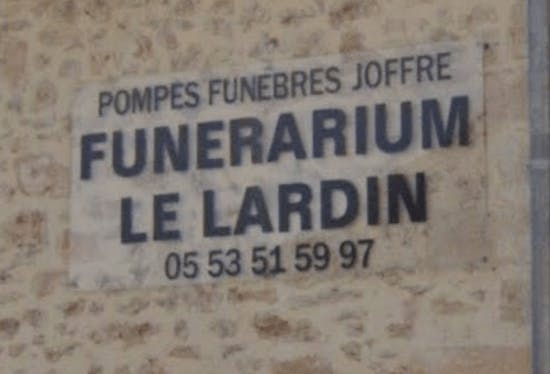Photographie Pompes Funèbres JOFFRE du Lardin-Saint-Lazare