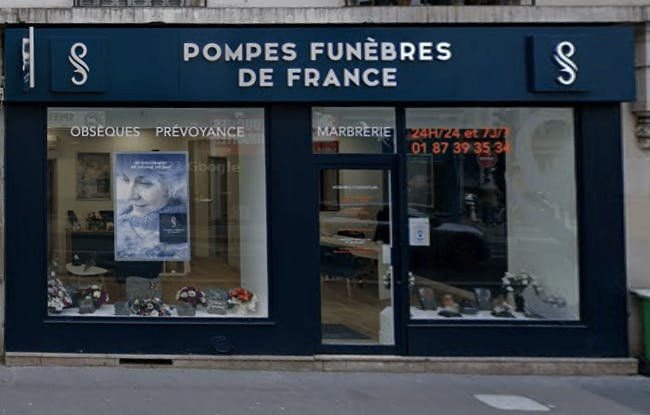 Photographie de la Pompes Funèbres de France de Paris