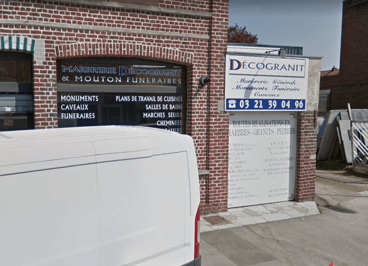 Photographie de la Marbrerie Decogranit Et Mouton Funéraires à Aire-sur-la-Lys