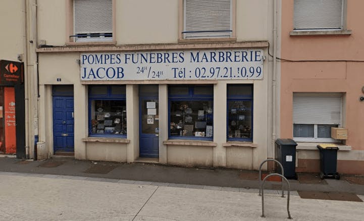 Photographie de la Pompes Funèbres et Marbrerie  Jacob à Lorient