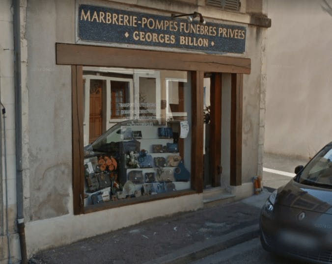 Photographie de la Pompes Funèbres Marbrerie Billon à Coulanges-sur-Yonne